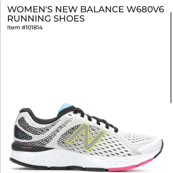 women's new balance w680v6 running shoes